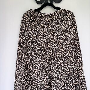 J. Crew Animal Print Skirt